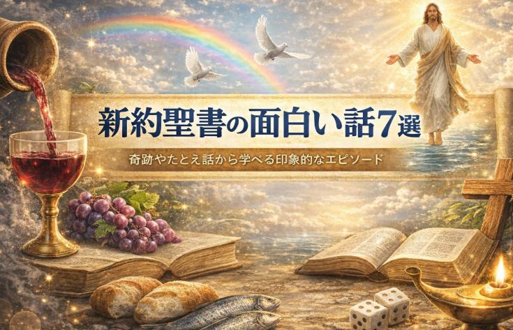 新約聖書の面白い話7選｜奇跡やたとえ話から学べる印象的なエピソード