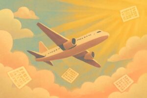 飛行機が落ちる夢は吉夢?宝くじが当たる夢占いの秘密