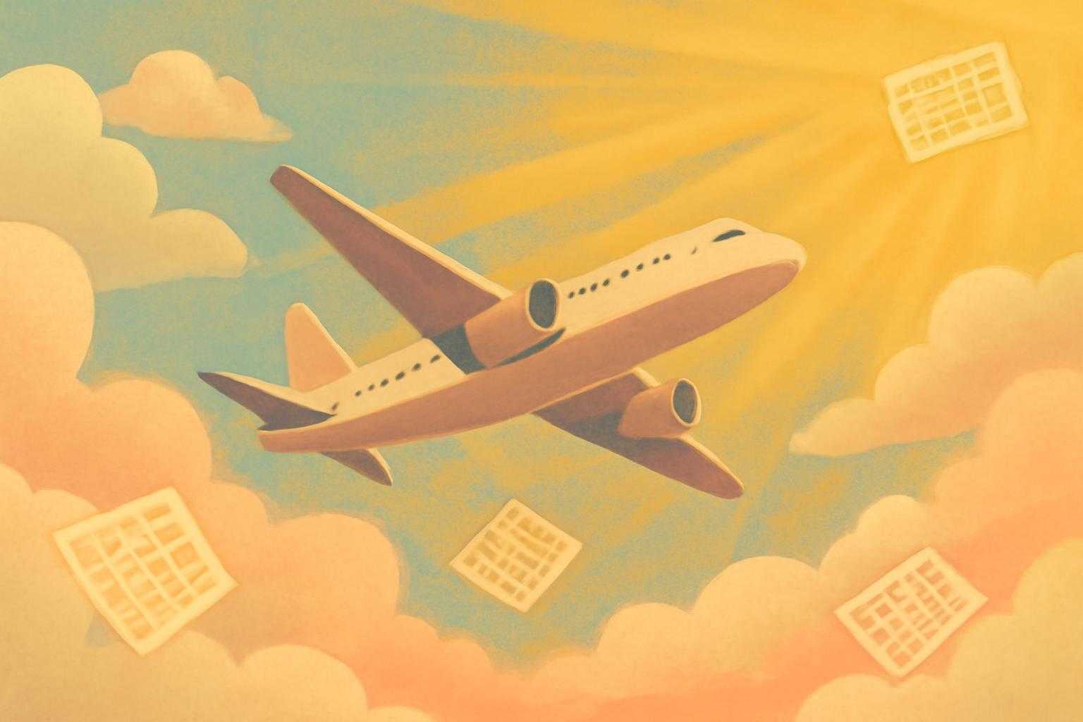飛行機が落ちる夢は吉夢?宝くじが当たる夢占いの秘密